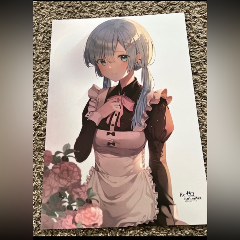 COPY - Re:Zero Poster Bundle 8 pcs Japanese Anime